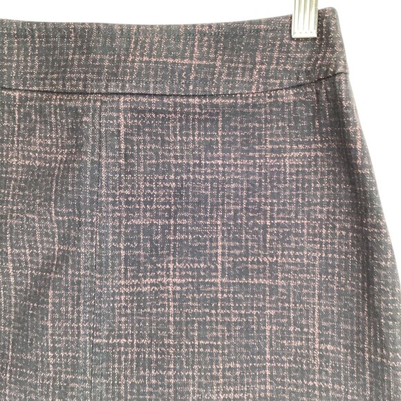 See By Chloé‎ Skirt Size 34 US 0-2 Ink Navy Plaid Cotton Pencil Mini - Picture 3 of 10